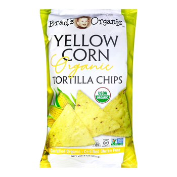 Brad's Organic Yellow Corn Tortilla Chips 227g