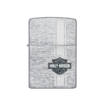 Zippo Harley Davidson Bar and Shield Logo Rectangular Windproof Pocket Lighter Silver 5.72 x 1.27 x 3.81 cm 1517210866 *(96270) 0.077Kg