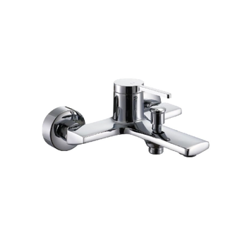 قطرة أكوا صنبور مغسلة لحوض متين بتصميم عصري ومقبض واحد مصنوع من النحاس الصلب تأتيك باللون الكروم 1 × 1 × 1 سم JS-622603 1قطعة