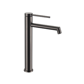 قطرة أكوا صنبور مغسلة بتصميم عصري متين بمقبض واحد وحوض من الستانلس ستيل تأتيك بلون رمادي 1 × 1 × 1 سم JS-B310-1GG 1قطعة