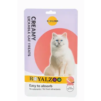 رويال زو مكافآت قطط سلمون فاخرة 5×15جرام