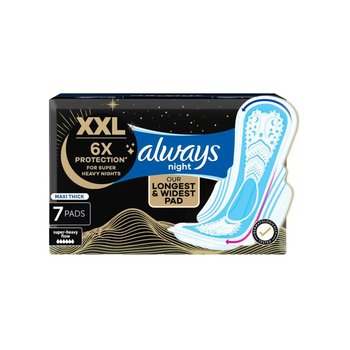 Always Night Maxi Thick Sanitary Pads 7 Pads