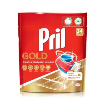 أقراص بريل جولد الأوتوماتيكية لغسيل الأطباق ، 34 قرص