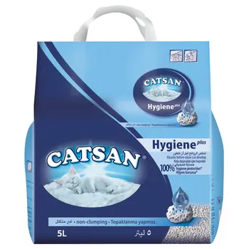 Catsan Hygiene Plus Non-Agglomerating Cat Litter 5L