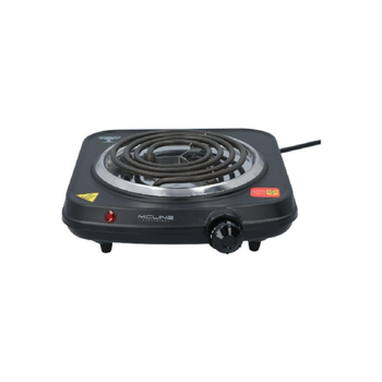 ام اس MC-HP001 لوح تسخين كهربائي فردي احترافي من حديد الزهر بقوة 1500 واط أسود 1قطعة