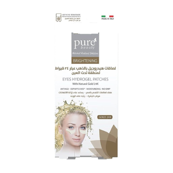 PURE BEAUTY 24K Gold Hydrogel Eye Patches 8pcs