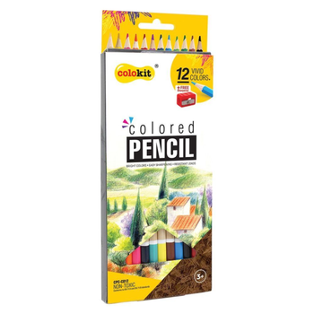 Colokit Vivid Colors Colored Pencils 12 Pieces