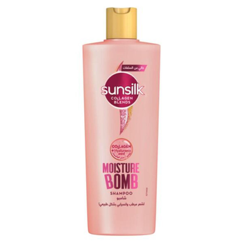 صانسيلك شامبو بمزيج الكولاجين للشعر الجاف حافظ للرطوبة غني بالكولاجين وحمض الهيالورونيك 350مل