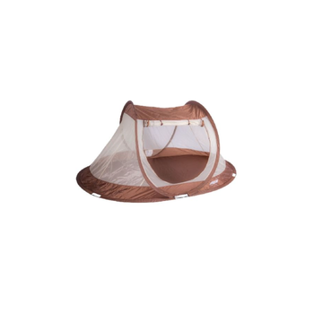 Kadi Mabeet Polyester And Tulle Fabric Mesh Tent Brown And White 75 X 82 X 1.8 Cm Cmt-Mbt005 *(70531) 1Piece
