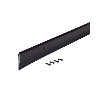 M-D Building Products Aluminium And Vinyl Screw On Door Sweep Black 0.39 X 0.25 X 36 Inch 1Piece