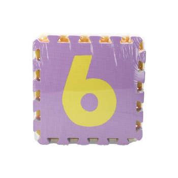 سوليكس سولكس سجادة أرقام مربعة تحتوي على 10 قطع متينة تحمل الأرقام من 0 إلى 9متعددة الألوان 41225-SCO 1قطعة