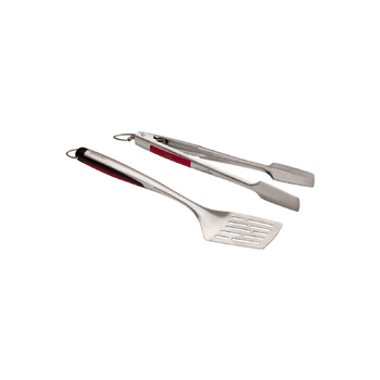 Charbroil Comfort Grip Stainless Steel Bbq Tool Set Silver 2Pieces