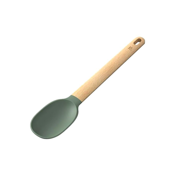 High-Quality Silicone Spoon Green-Brown 32.1cm