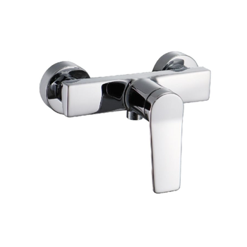 قطرة أكوا صنبور الدش المتين بتصميم عصري ومقبض واحد مصنوع من النحاس الصلب تأتيك باللون الكروم 1 × 1 × 1 سم JS-622504 1قطعة