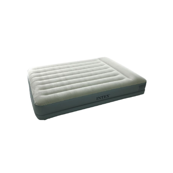 INTEX Pillow Rest Mid-Rise Air Bed Grey/Blue