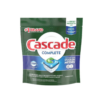 كاسكيد   18 قطعة من منظفات غسالة الأطباق الخالية من المتاعب والفوضى برائحة منعشة 1000727 1قطعة