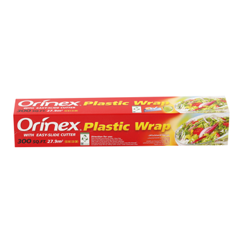Orinex Plastic Wrap with Easy-Slide Cutter 300 sq.ft.