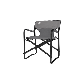 Coleman Heavy-Duty Folding Director Chair Grey and Black 31.1 x 22.05 x 5.12 Inch 2000038340 *(95310) 5.5Kg