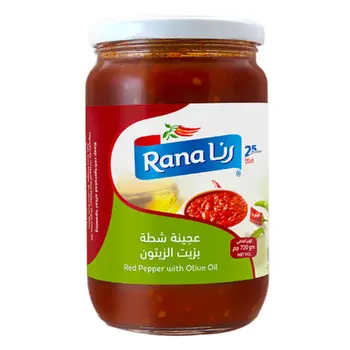 رنا عجينة الشطة بزيت الزيتون 720 جم