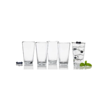 Anchor Hocking Clear Mixing Glass Tumbler Set 10x16 Oz