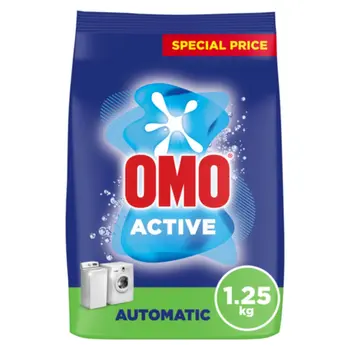 أومو مسحوق غسيل الملابس للغسالات الأوتوماتيك أكتيف 1.25كيلو