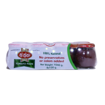 Al Alali Organic Tomato Paste 8x130g