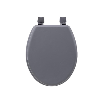 ساكو مقعد مرحاض بغطاء خشبي مطلي باللون الرمادي 36 x 5 x 48 سم 116804 1قطعة