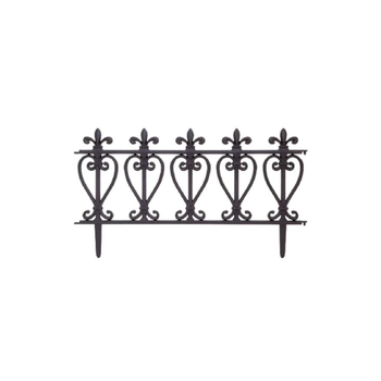 كوينكو ايسنشيال طقم سياج للحديقة بتصميم عصري أنيق أسود 325×570 ملم 1قطعة