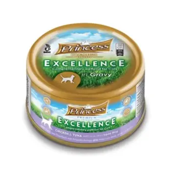 Princess Premium Excellence Chicken & Tuna Cat Food 70g