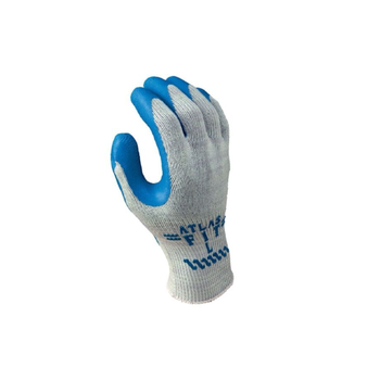أطلس 7104425  قفازات مبطنة للعمل الخارجي خفيفة مريحة لكلا الجنسين رمادي وأزرق حجم وسط 1قطعة