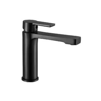 قطرة أكوا صنبور مغسلة لحوض متين بتصميم عصري ومقبض واحد مصنوع من النحاس الصلب تأتيك باللون الأسود 1 × 1 × 1 سم JS-622301B 1قطعة