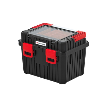 كيستينبيرج 45 صندوق أدوات ثقيل متعدد الأقسام مع مقبض قابل للطي باللونين الأسود والأحمر 33.7 × 36 ×44.5 سم 1قطعة