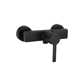 قطرة أكوا صنبور حوض إستحمام من النحاس الصلب بتصميم عصري متين بلون أسود ومقبض واحد 1 × 1 × 1 سم JS-622604B 1قطعة