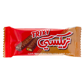 تريكسي بسكويت كراميل & شوكو 20 جرام.