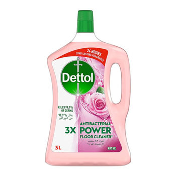 Dettol Antibacterial Power Rose Floor Cleaner 3L