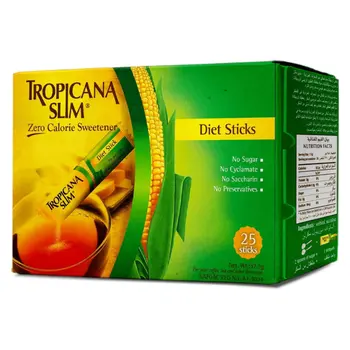 Tropicana Slim Zero Calorie Sweetener 25 Sticks