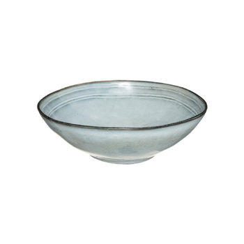 ساكو فلاور وعاء سلطة آمن للاستخدام في غسالة الأطباق من الحجر الرملي باللون الأزرق 24 سم 173543B 1قطعة