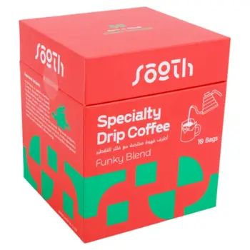 سوث أظرف قهوة مختصة مع فلتر للتقطير فونكي بليند 10×12جرام