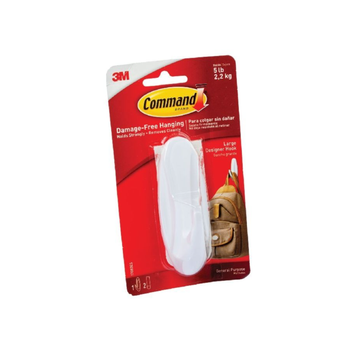 Command Designer Hook White Large 1 Piece