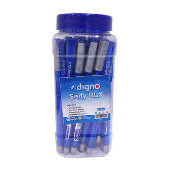 ديجنو اقلام سيلفي ازرق جاف 30حبة