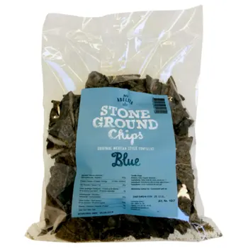 أديليتا رقائق تورتيلا مطحونة على الحجر من الذرة الزرقاء 200جرام