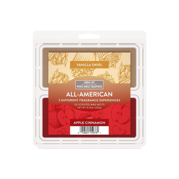 كاندل لايت مجموعة كاندل-لايت 100 قطعة مزيج شمع معطر 3 في 1 كريمي وأحمر 262 جم 1قطعة