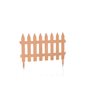 Prosperplast High Quality Plastic Garden Fence Terracotta 360 X 52 Cm Ipłsu2-R624 *(90409) 1Piece