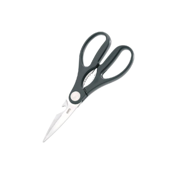 Gefu Ergonomic Handle Universal Scissor Black/Silver