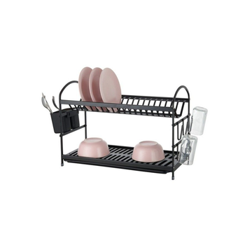 Parfait Durable High Quality Aluminium Dish Rack Black 54 X 41 X 63.5 Cm1Piece