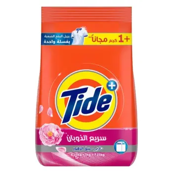 تايد مسحوق غسيل مع لمسة داوني الغسالات العادية 7.25كيلو