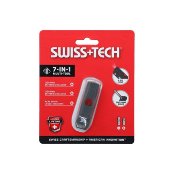Swiss Tech Screwz-All 7-In-1 Multi Tool Grey