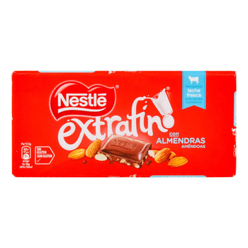 Nestle Extrafino Almond Milk Chocolate 123g