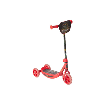 الطفل الأول سكوتر ذو ثلاث عجلات معدنية متينة باللونين الأحمر والأسود بأبعاد 12 × 22 × 49 سم 3WS-BRN-103 1قطعة