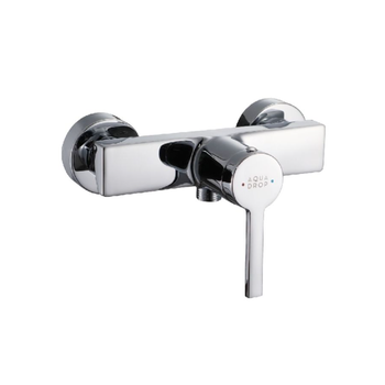 قطرة أكوا صنبور الدش المتين بتصميم عصري ومقبض واحد مصنوع من النحاس الصلب تأتيك باللون الكروم 1 × 1 × 1 سم JS-622604 1قطعة